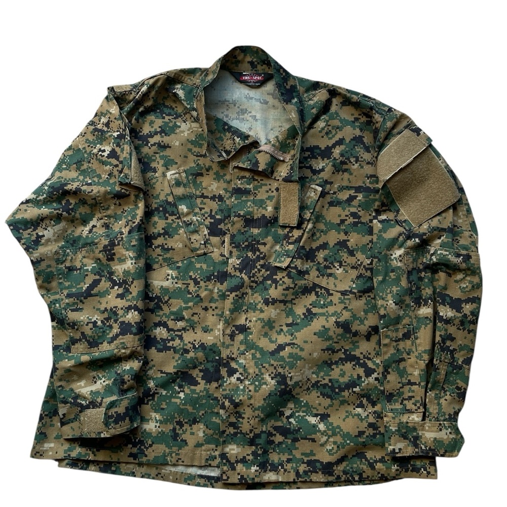 Tru Spec Digital Camo Jacket Sz XL Marpat EUC
